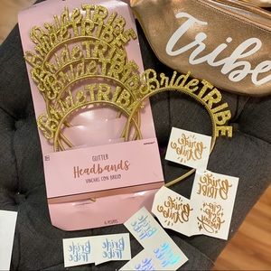 Bride tribe lot. New-Fanny pack, temp tattoos etc